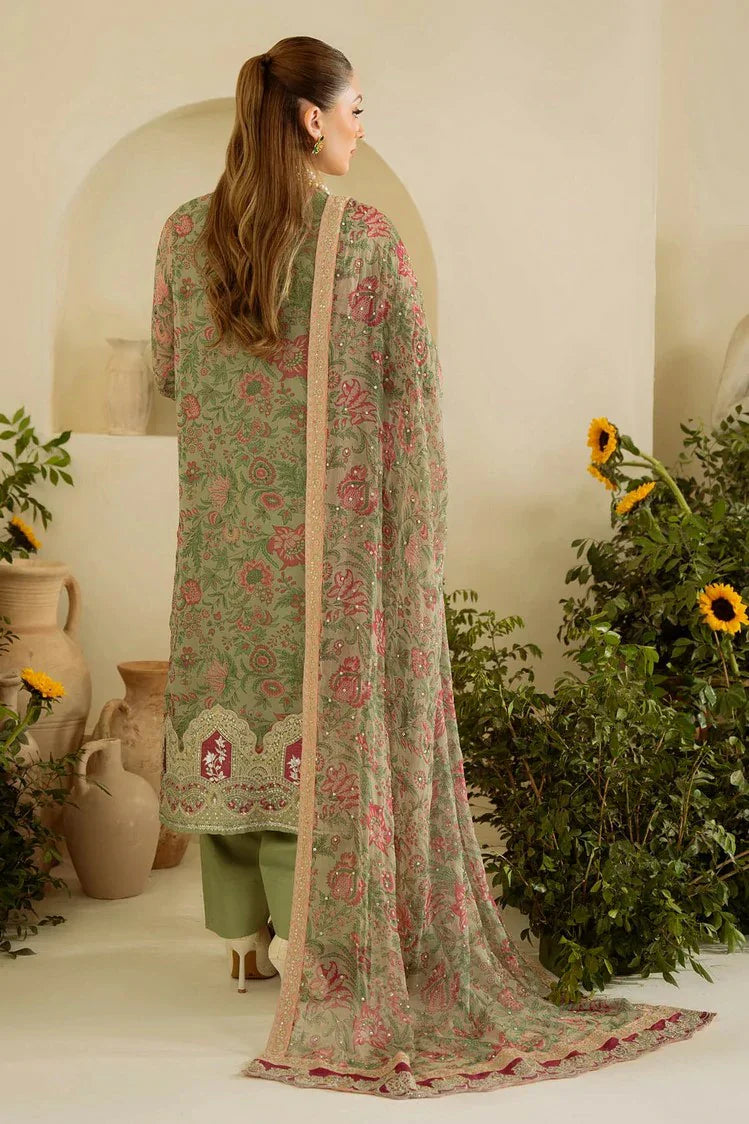 Picture of Nureh - Amaya Embroidered & Printed Chiffon Collection Vol 1 - AM-08 - Unstitched - Available at Raja Sahib