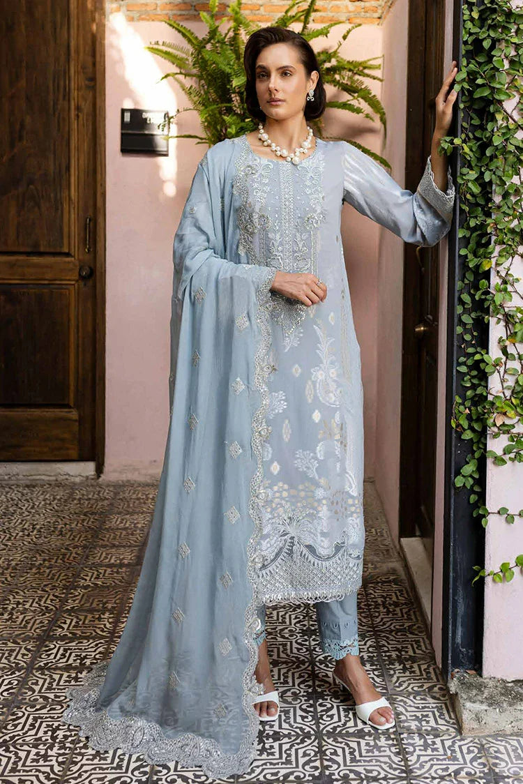 Picture of Nureh - Maya Embroidered Lawn Jacquard Collection Vol 1 - NE-152 - Unstitched - Available at Raja Sahib