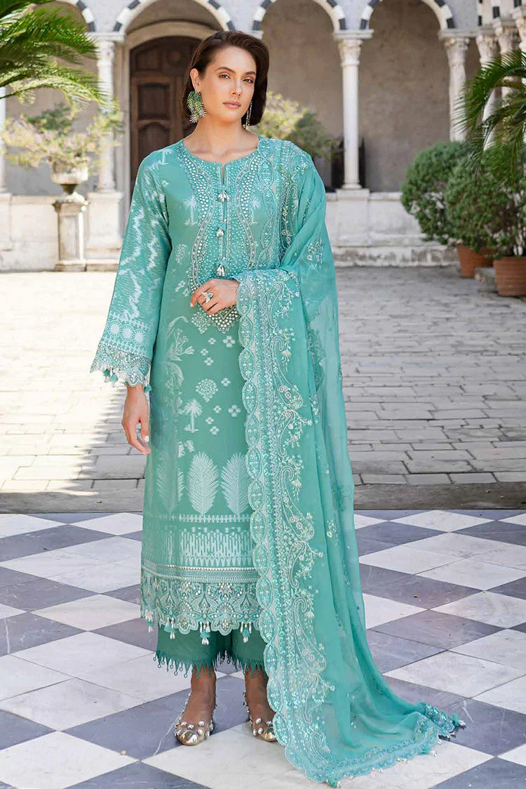 Picture of Nureh - Maya Embroidered Lawn Jacquard Collection Vol 1 - NE-157 - Unstitched - Available at Raja Sahib