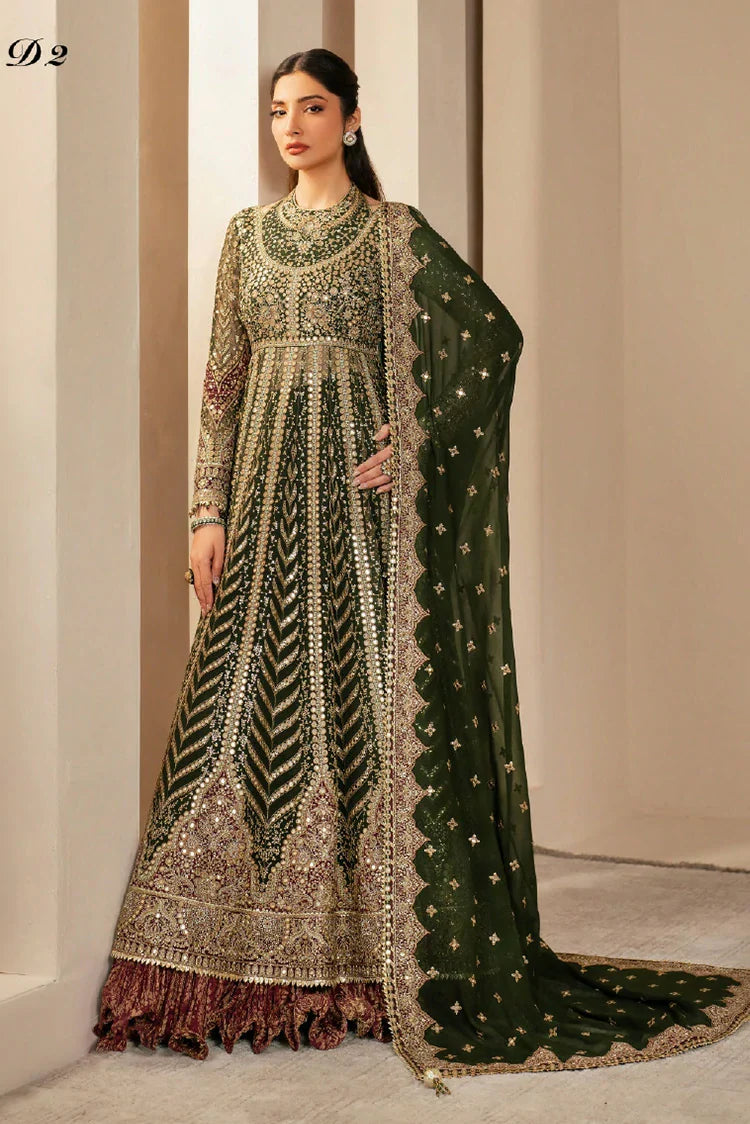 Picture of Jazmin - Wedding Formals Luxury Edit - Design 02 - Unstitched - Available at Raja Sahib