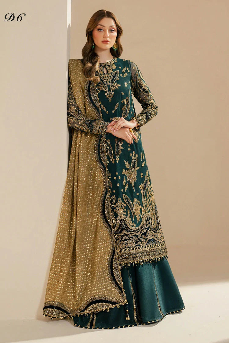 Picture of Jazmin - Wedding Formals Luxury Edit - Design 06 - Unstitched - Available at Raja Sahib