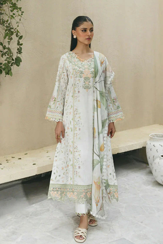 Picture of Aabyaan - Shezlin Chikankari Spring Summer Collection - ARIA (AF-10) - Unstitched - Available at Raja Sahib