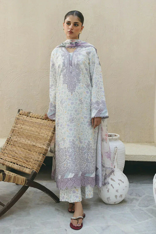 Picture of Aabyaan - Shezlin Chikankari Spring Summer Collection - LINA (AF-02) - Unstitched - Available at Raja Sahib