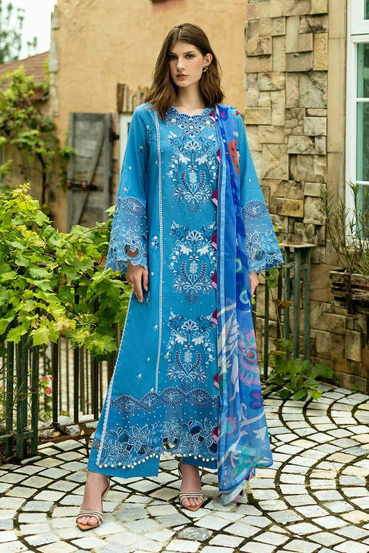 Picture of Roheenaz - Flanerie Luxury Lawn Collection - Noemi-6B - Unstitched - Available at Raja Sahib