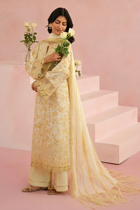 Picture of Afrozeh - Floral Charm Embroidered Lawn Collection - Arbor AL-25-V5-06 - Unstitched - Available at Raja Sahib