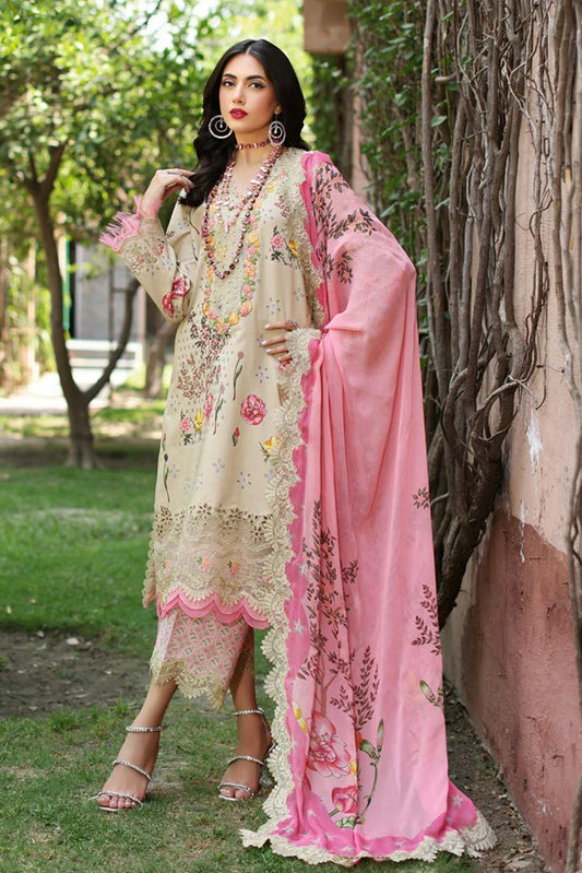 Picture of Charizma - Combination Embroidered Printed Lawn Collection Vol 4 - CCS4-19 - Unstitched - Available at Raja Sahib