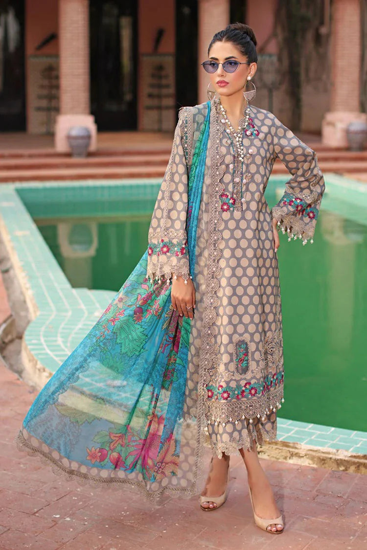 Picture of Charizma - Combination Embroidered Printed Lawn Collection Vol 4 - CCS4-22 - Unstitched - Available at Raja Sahib