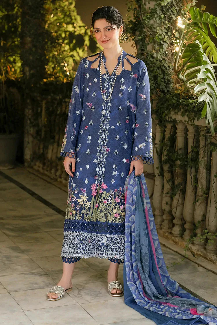 Picture of Asifa & Nabeel - Gulkari Summer Resort Collection - Azure Whisper (GKL-05) - Unstitched - Available at Raja Sahib