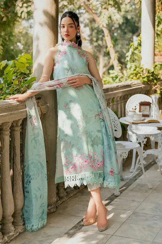 Picture of Asifa & Nabeel - Gulkari Summer Resort Collection - Pastel Grove (GKL-07) - Unstitched - Available at Raja Sahib