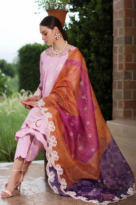 Picture of Charizma - Sheen Chunri Embroidered Printed Lawn Edition Vol 1 - SH5-05 - Unstitched - Available at Raja Sahib