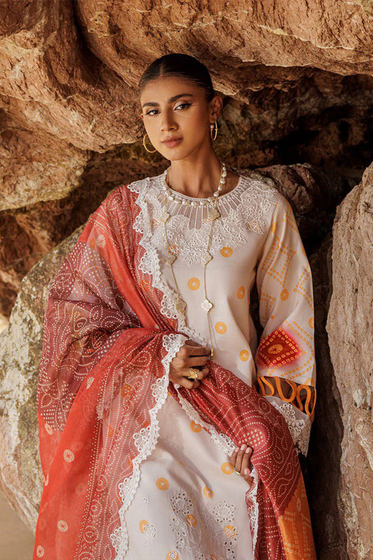 Picture of Charizma - Sheen Chunri Embroidered Printed Lawn Edition Vol 1 - SH5-07 - Unstitched - Available at Raja Sahib