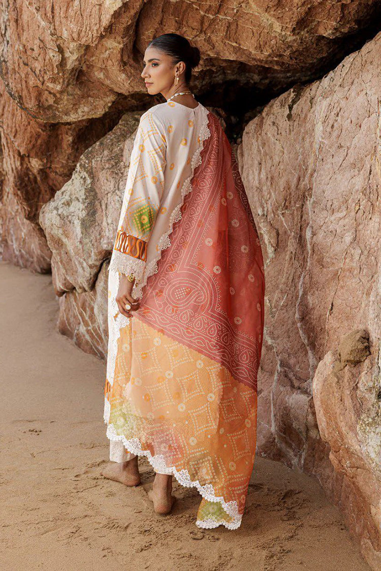 Picture of Charizma - Sheen Chunri Embroidered Printed Lawn Edition Vol 1 - SH5-07 - Unstitched - Available at Raja Sahib