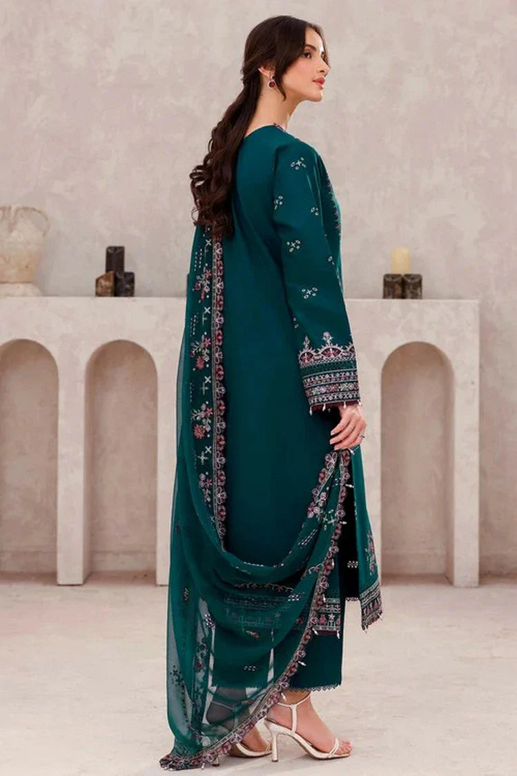 Picture of Farasha - Bahaar Embroidered Lawn Collection - 11 Jade Bliss - Unstitched - Available at Raja Sahib