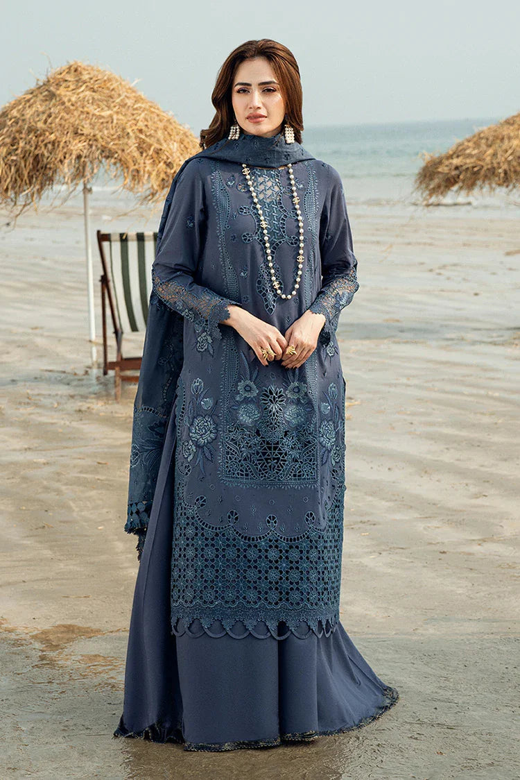 Picture of Nureh - Khuwab Embroidered And Embellished Swiss Voil Lawn Collection - NE-146 - Unstitched - Available at Raja Sahib