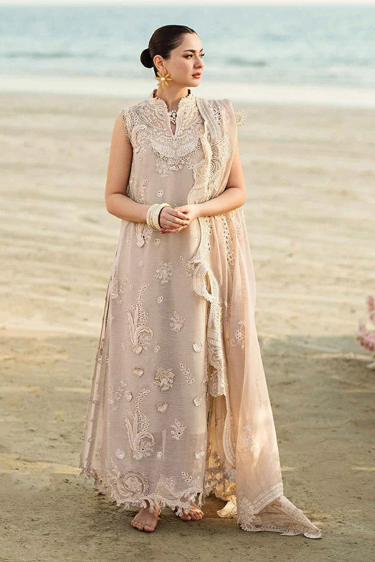 Picture of Qalamkar - Sahil Luxury Embroidered Lawn Collection - FK-01 Sophia - Unstitched - Available at Raja Sahib