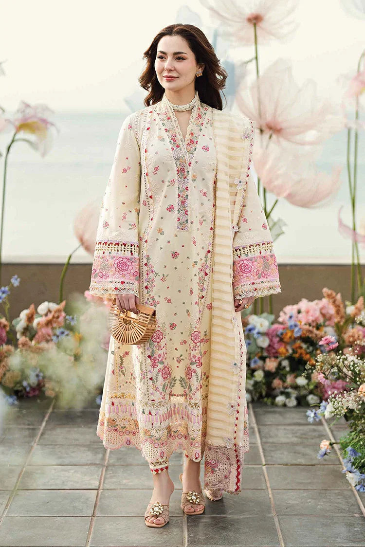 Picture of Qalamkar - Sahil Luxury Embroidered Lawn Collection - FK-14 Scarlett - Unstitched - Available at Raja Sahib