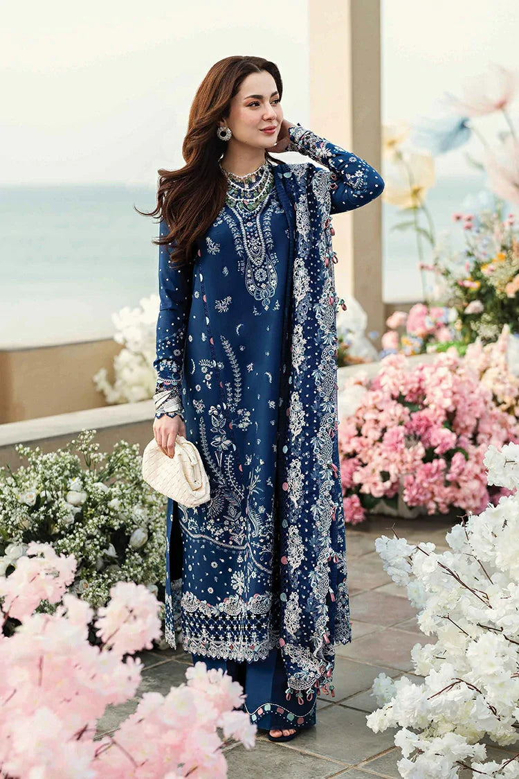 Picture of Qalamkar - Sahil Luxury Embroidered Lawn Collection - FK-05 Aurora - Unstitched - Available at Raja Sahib