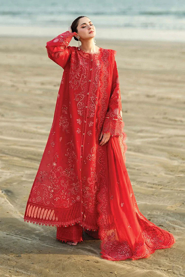 Picture of Qalamkar - Sahil Luxury Embroidered Lawn Collection - FK-07 Bella - Unstitched - Available at Raja Sahib
