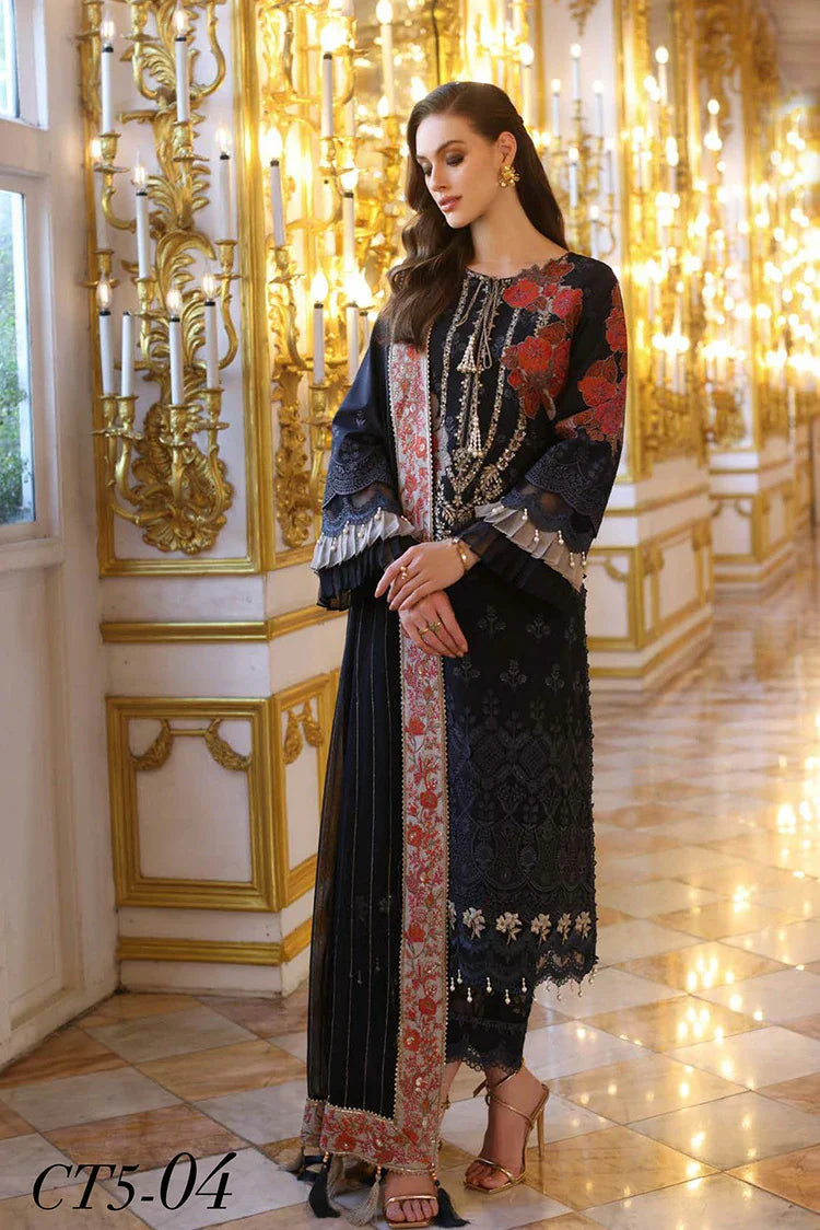 Picture of Charizma - Tabeer Premium Schiffli Lawn Collection Vol 1 - CT5-04 - Unstitched - Available at Raja Sahib