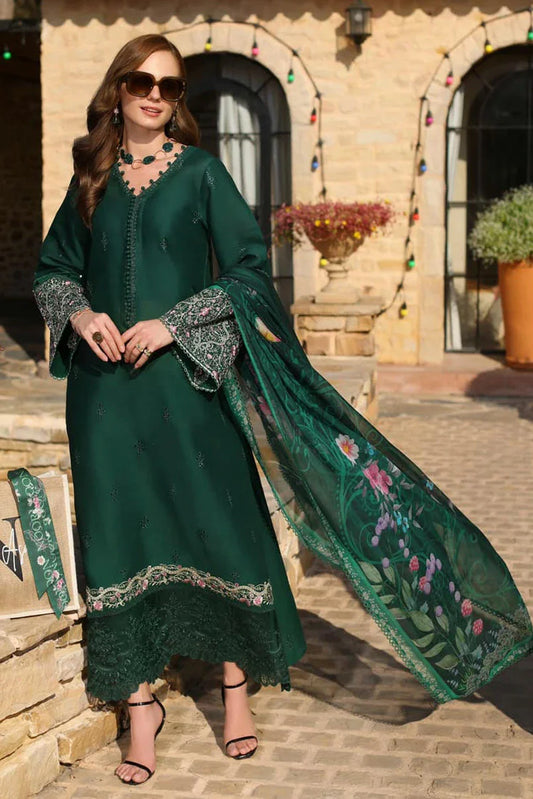 Picture of Noor by Saadia Asad - Noor Luxe Chikenkari Collection - Design 1A - Unstitched - Available at Raja Sahib