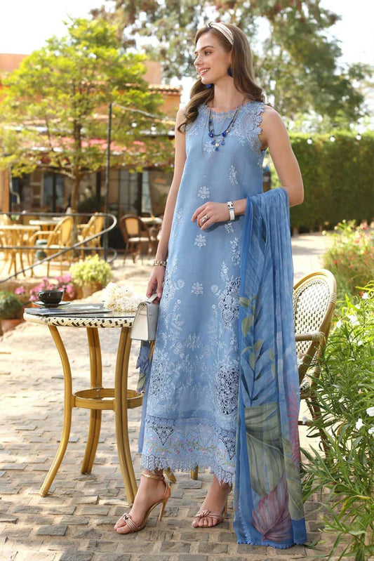 Picture of Noor by Saadia Asad - Noor Luxe Chikenkari Collection - Design 4B - Unstitched - Available at Raja Sahib