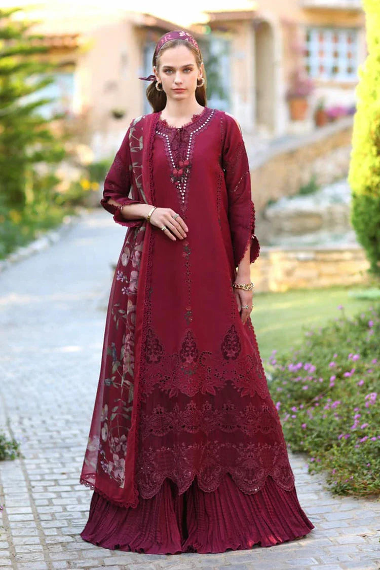 Picture of Noor by Saadia Asad - Noor Luxe Chikenkari Collection - Design 6A - Unstitched - Available at Raja Sahib