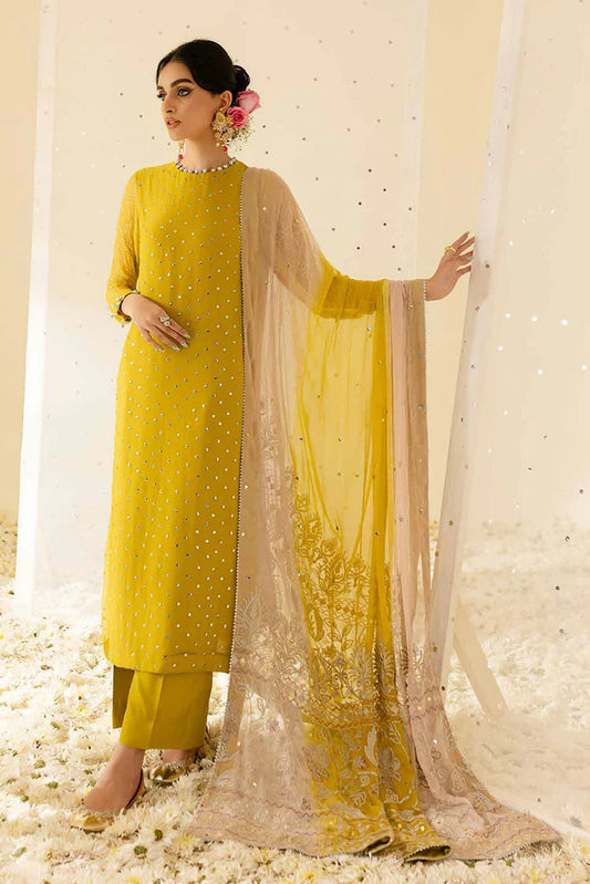 Picture of Nureh - Mukeshkari Embroidered Mukesh Chiffon Collection Vol 1 - MK-08 - Unstitched - Available at Raja Sahib