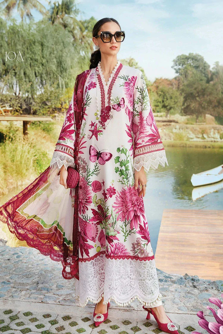 Picture of Maria B - M Prints Spring Summer - Design 10A - Unstitched - Available at Raja Sahib