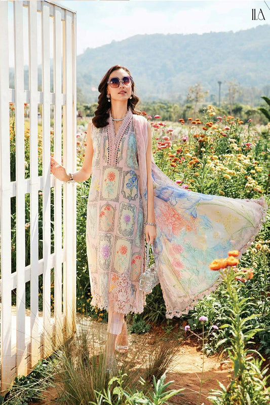 Picture of Maria B - M Prints Spring Summer - Design 11A - Unstitched - Available at Raja Sahib