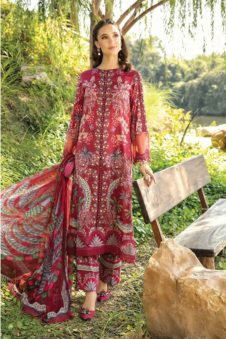 Picture of Maria B - M Prints Spring Summer - Design 14B - Unstitched - Available at Raja Sahib