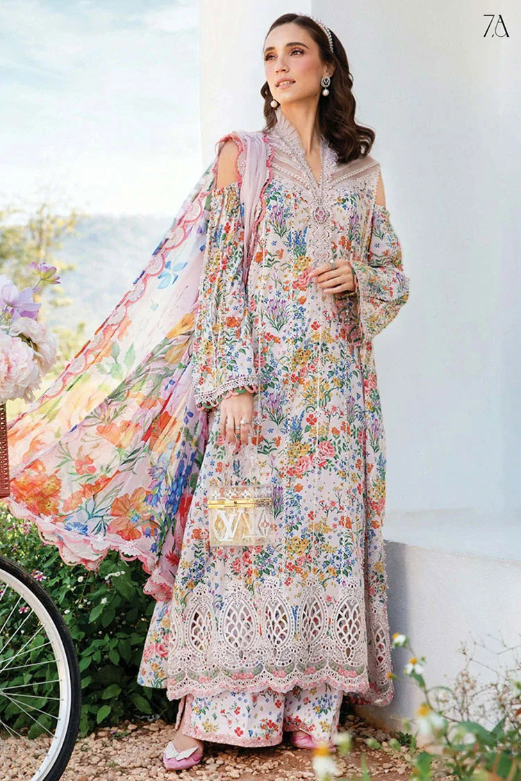 Picture of Maria B - M Prints Spring Summer - Design 7A - Unstitched - Available at Raja Sahib