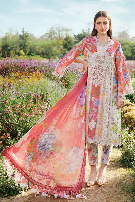 Picture of Maria B - M Prints Spring Summer - Design 9B - Unstitched - Available at Raja Sahib
