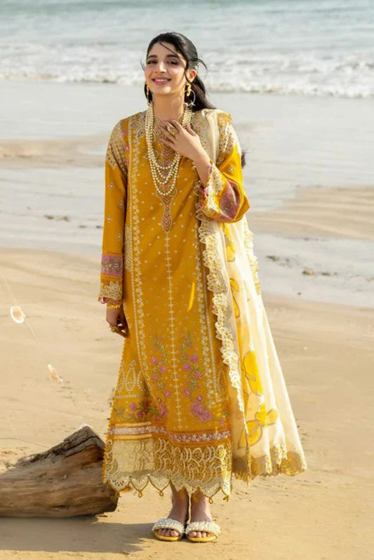 Picture of Aabyaan - Saagar Luxury Festive Lawn Collection - ZIYANA (AS-05) - Unstitched - Available at Raja Sahib