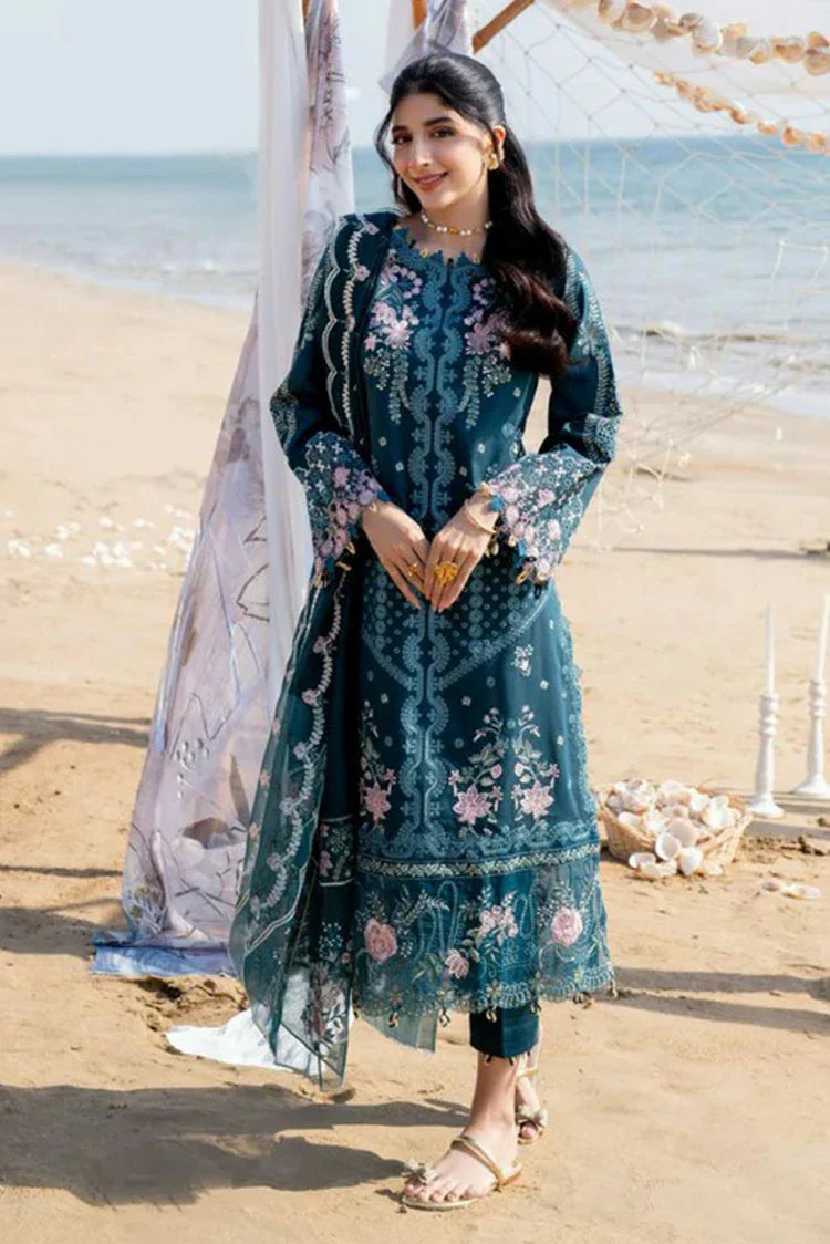 Picture of Aabyaan - Saagar Luxury Festive Lawn Collection - ISHANA (AS-06) - Unstitched - Available at Raja Sahib