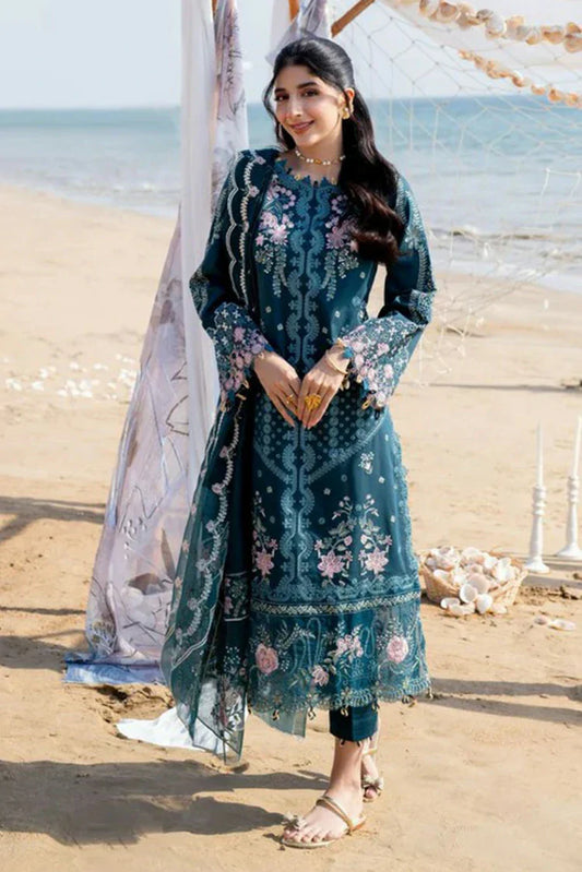 Picture of Aabyaan - Saagar Luxury Festive Lawn Collection - ISHANA (AS-06) - Unstitched - Available at Raja Sahib