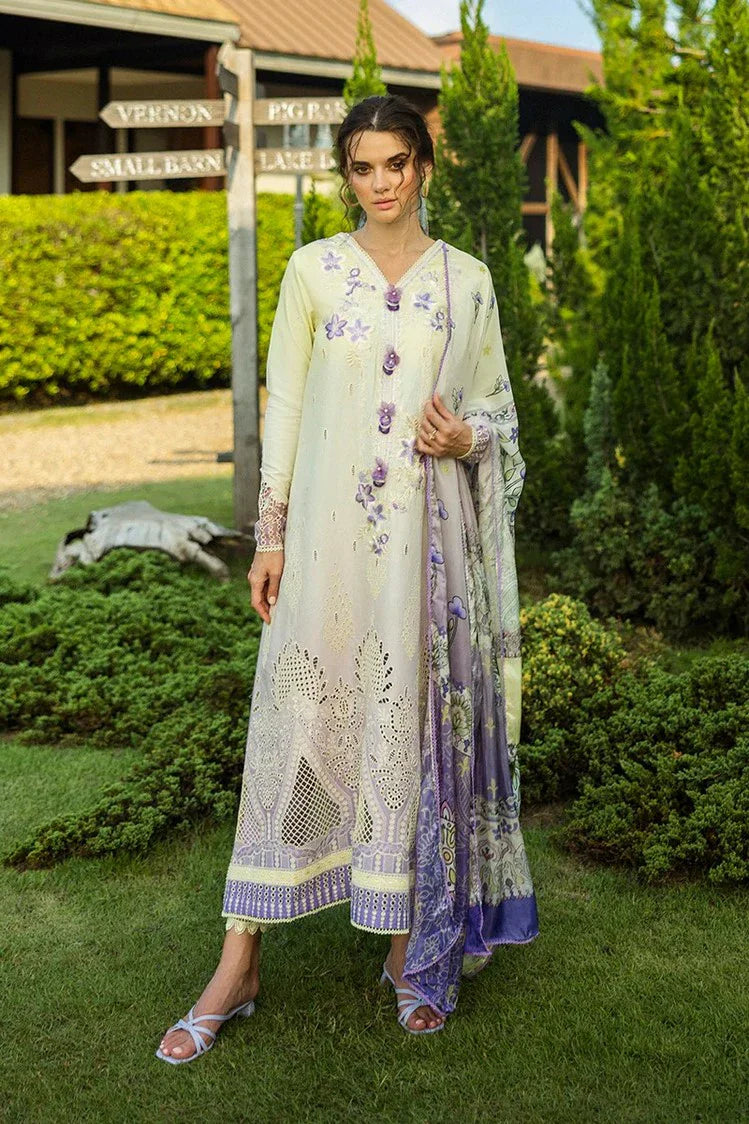 Picture of Mushq - Solace Ombre Chikankari Summer Lawn Collection - MUN SS 2501 01 Gioia - Unstitched - Available at Raja Sahib