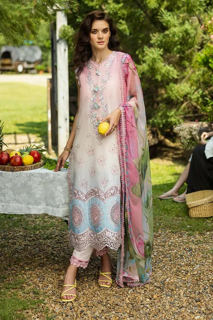Picture of Mushq - Solace Ombre Chikankari Summer Lawn Collection - MUN SS 2501 02 Sorriso - Unstitched - Available at Raja Sahib