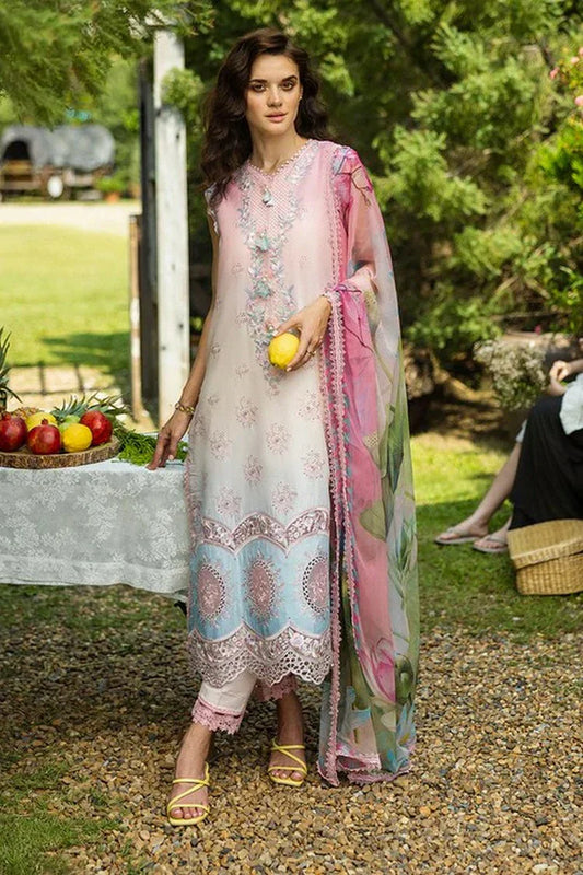 Picture of Mushq - Solace Ombre Chikankari Summer Lawn Collection - MUN SS 2501 02 Sorriso - Unstitched - Available at Raja Sahib