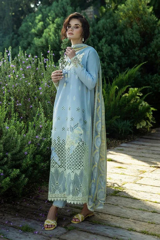 Picture of Mushq - Solace Ombre Chikankari Summer Lawn Collection - MUN SS 2501 05 Intesa - Unstitched - Available at Raja Sahib