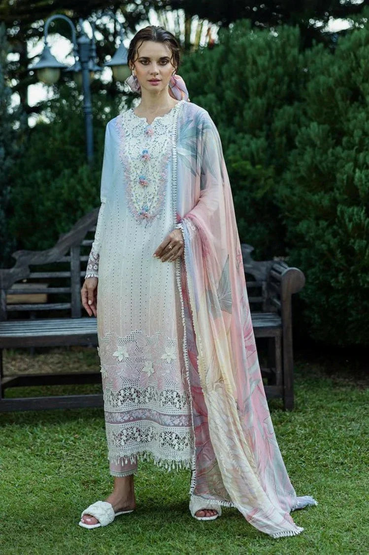 Picture of Mushq - Solace Ombre Chikankari Summer Lawn Collection - MUN SS 2501 08 Purezza - Unstitched - Available at Raja Sahib