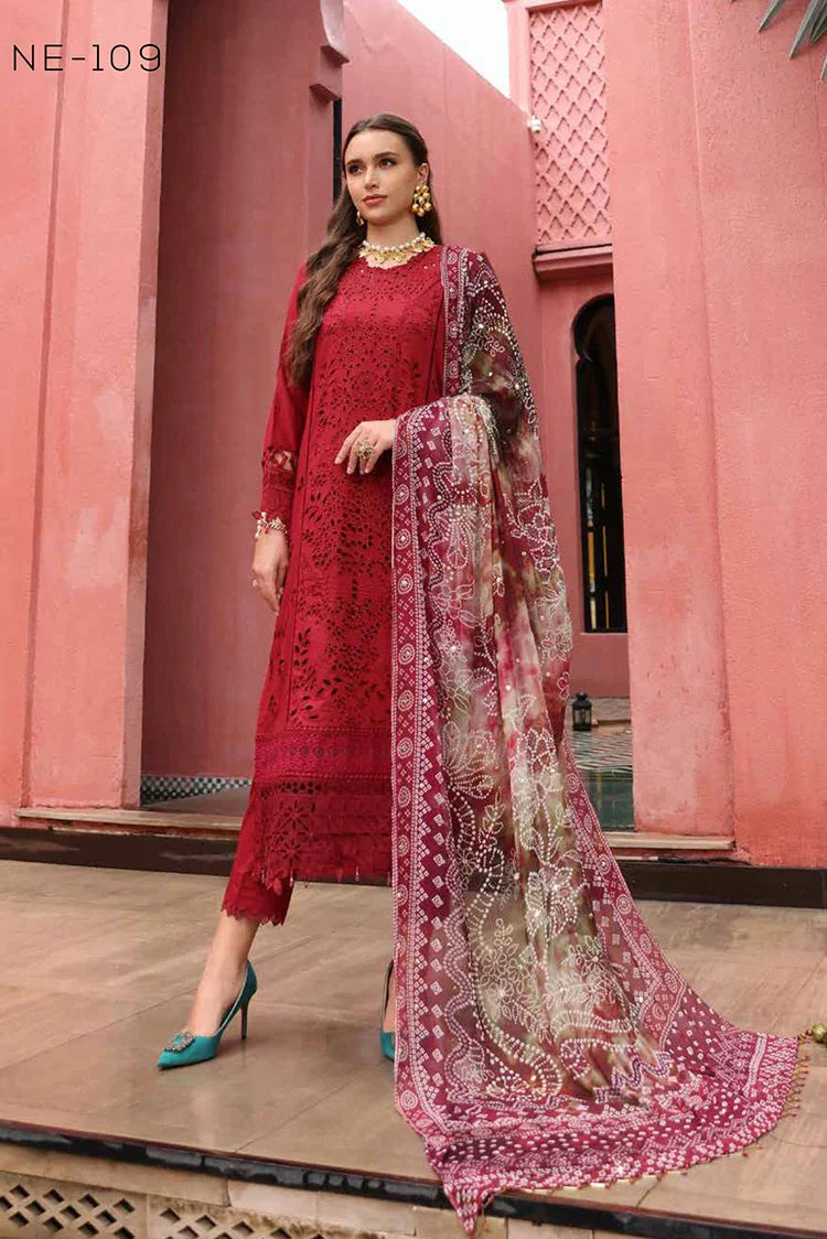 Picture of Nureh - Bazar Schillfli Lawn Collection Vol 1 - NE-109 - Unstitched - Available at Raja Sahib