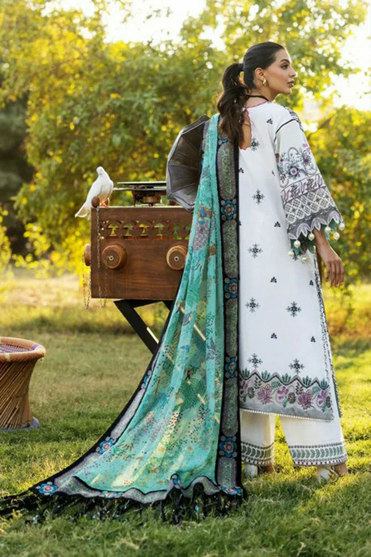 Picture of Sadaf Fawad Khan - Luxury Embroidered Lawn Collection - 2B PALM ISLAND - Unstitched - Available at Raja Sahib