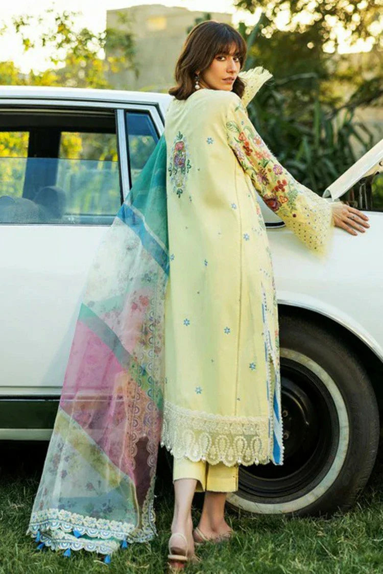 Picture of Sadaf Fawad Khan - Luxury Embroidered Lawn Collection - 3B MID SUMMER EVENING - Unstitched - Available at Raja Sahib
