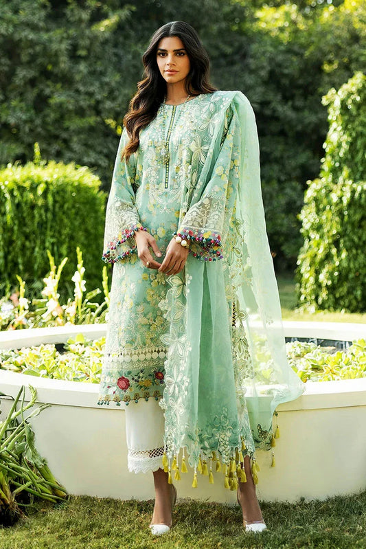 Picture of Sadaf Fawad Khan - Luxury Embroidered Lawn Collection - 4B BLOOM - Unstitched - Available at Raja Sahib