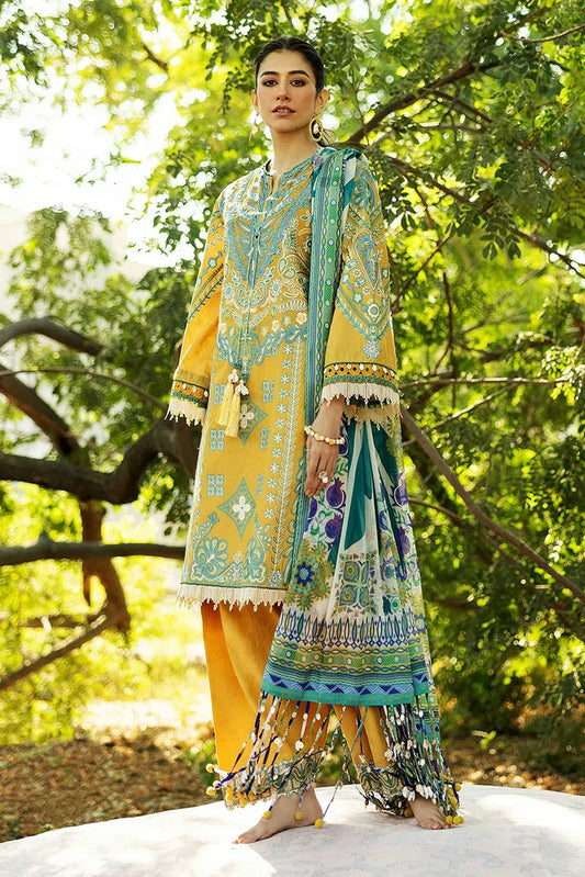 Picture of Sadaf Fawad Khan - Luxury Embroidered Lawn Collection - 6B LIANA - Unstitched - Available at Raja Sahib