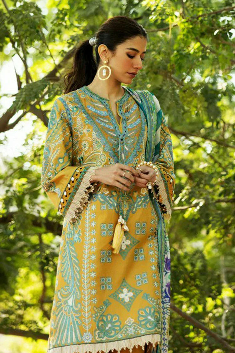 Picture of Sadaf Fawad Khan - Luxury Embroidered Lawn Collection - 6B LIANA - Unstitched - Available at Raja Sahib