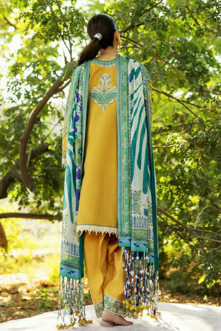 Picture of Sadaf Fawad Khan - Luxury Embroidered Lawn Collection - 6B LIANA - Unstitched - Available at Raja Sahib