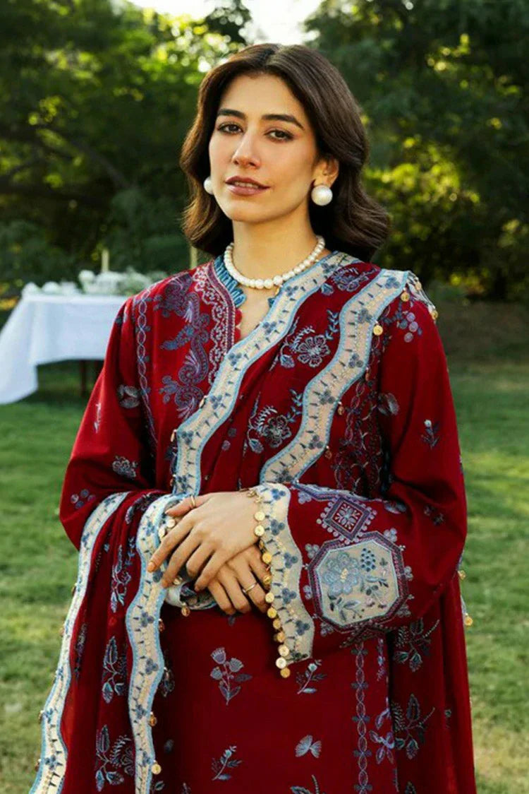 Picture of Sadaf Fawad Khan - Luxury Embroidered Lawn Collection - 8A KOI - Unstitched - Available at Raja Sahib