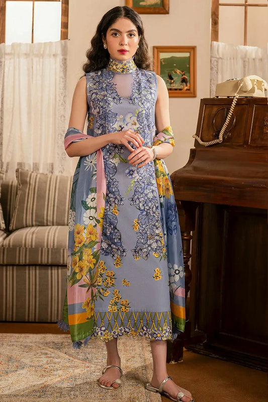 Picture of Asifa & Nabeel - Meraaki Spring Summer Collection Vol 1 - Sunehri (MVL25-02) - Unstitched - Available at Raja Sahib