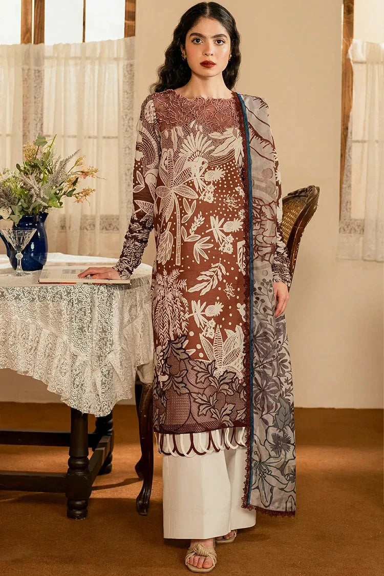 Picture of Asifa & Nabeel - Meraaki Spring Summer Collection Vol 1 - Darcheeni (MVL25-07) - Unstitched - Available at Raja Sahib